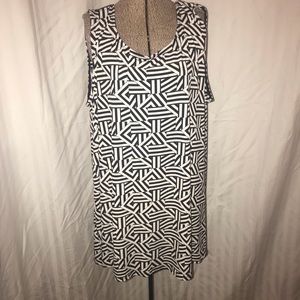 Christopher & banks sleeveless tunic xl NWT